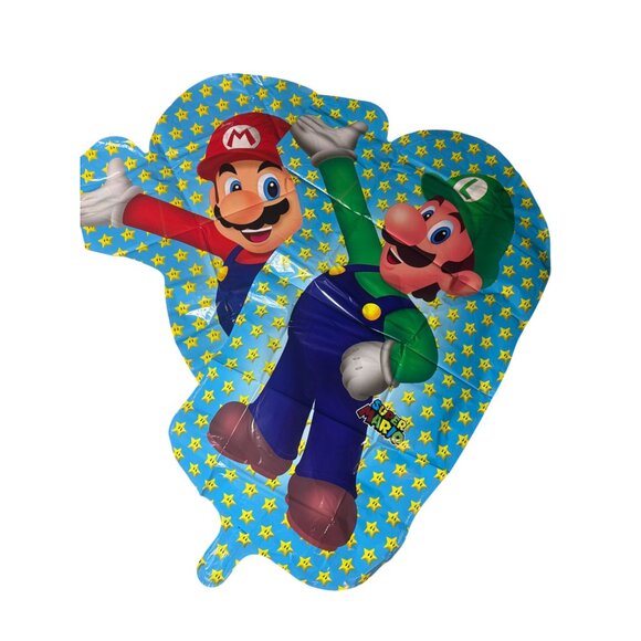Mario Brothers Birthday Party Decorations Plates Back Drop Balloons Banner - Picture 6 of 6